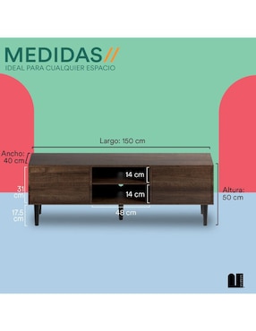 Mueble de tv Ravena Mubson de MDF