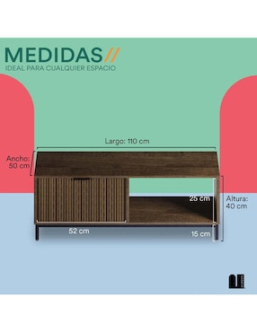 Mueble de tv Niza Mubson de MDF