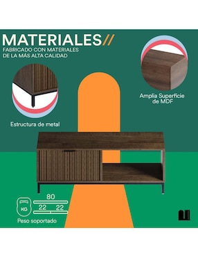 Mueble de tv Niza Mubson de MDF