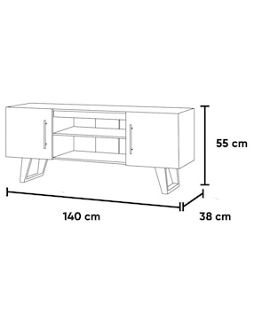 Mueble de tv Uncella Kessa de MDF