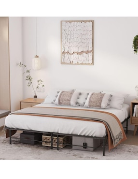 Base para cama armable Jaco de acero Matrimonial