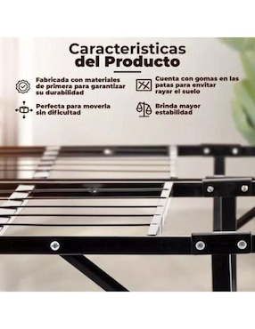 Base para cama Jaco de metal