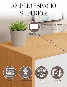 Mueble de TV armable Pido Todo de MDF