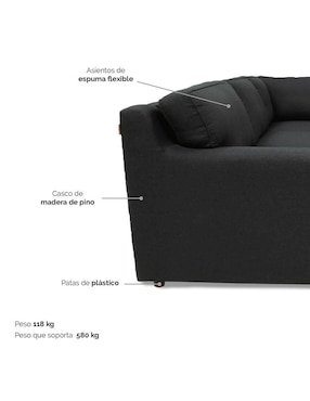 Sala modular Tamarindo de poliéster