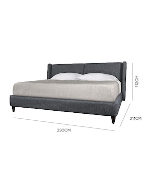 Cama Small Spaces Mobica de madera