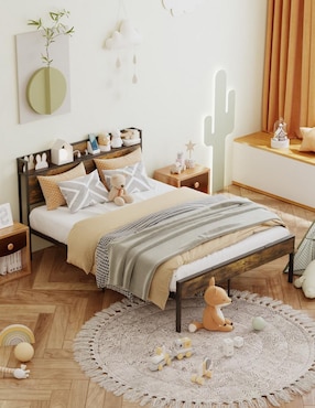 Cama Nami Double Furniturer de metal