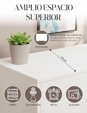 Mueble de TV armable Pido Todo de MDF