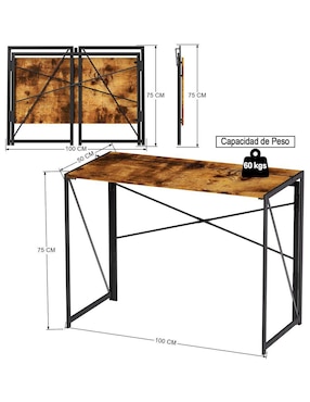 Escritorio armable Harper Vintage Furniturer