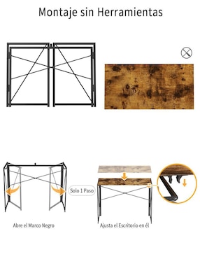 Escritorio armable Harper Vintage Furniturer