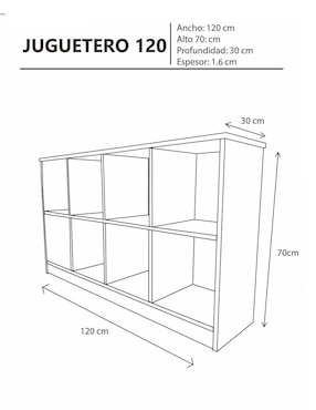 Librero Albany Decomobil de MDF