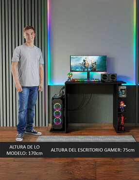 Escritorio gamer Madesa de MDP
