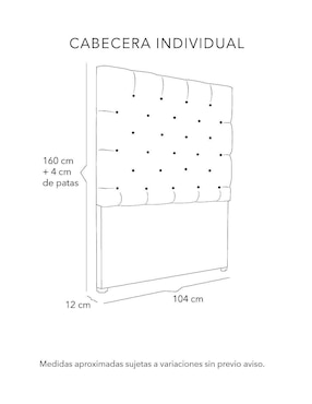 Cabecera Capri Dicasa de madera pino