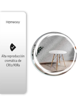 Espejo redondo Homeasy