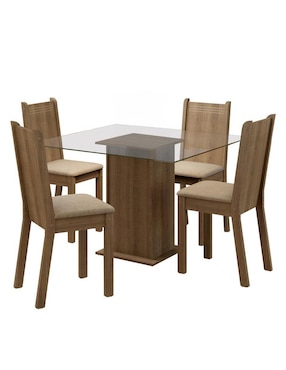 Comedor Magda Madesa para 4 personas