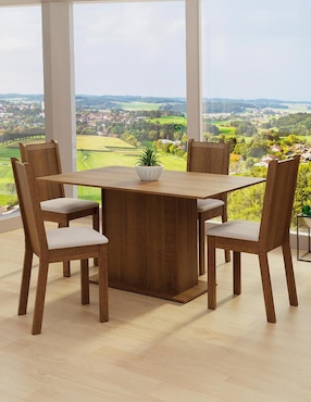 Comedor Luana Madesa para 4 personas