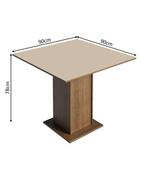 Comedor Alana Madesa para 4 personas