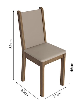 Comedor Alana Madesa para 4 personas