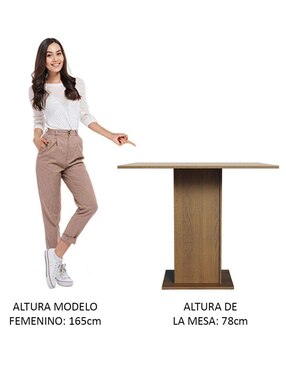 Comedor Alana Madesa para 4 personas