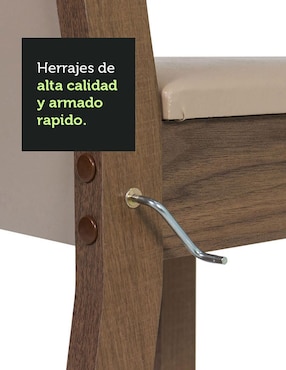 Comedor Alana Madesa para 4 personas
