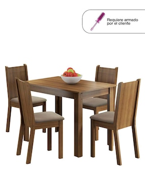 Comedor Rute Madesa para 4 personas de MDP
