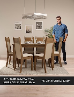 Comedor Jaíne Madesa para 6 personas