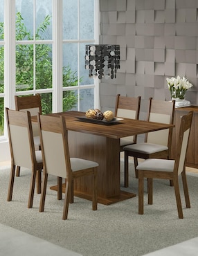 Comedor Lousiana Madesa para 6 personas