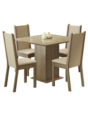 Comedor Moscou Madesa para 4 personas