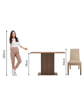 Comedor Manu Madesa para 2 personas