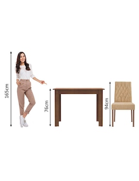 Comedor Lídia Madesa para 2 personas