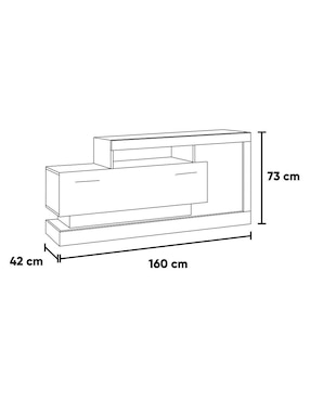 Mueble de tv Kessa de MDF