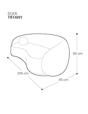 Sofá Tiffany Mögu Muebles de tela