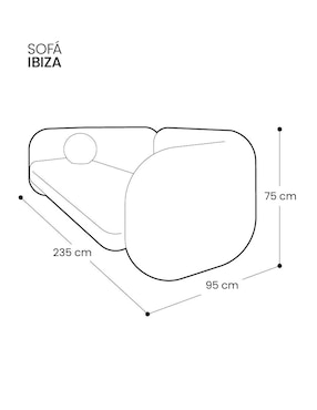 Sofá Ibiza Mögu Muebles