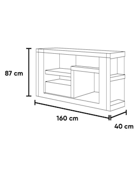 Mueble de tv Kessa de MDF