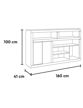 Mueble de tv Regina Kessa de MDF