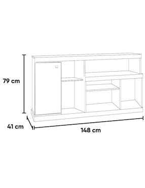 Mueble de tv Kessa de MDF