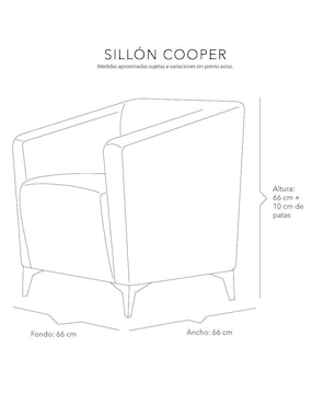 Sillón Cooper Ii Dicasa