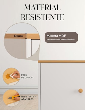 Mueble de tv armable Pido Todo de MDF
