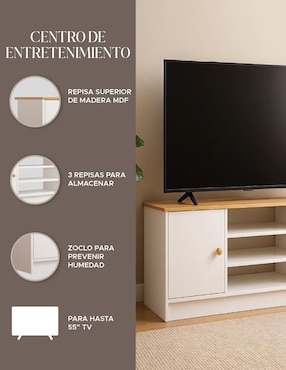 Mueble de tv armable Pido Todo de MDF