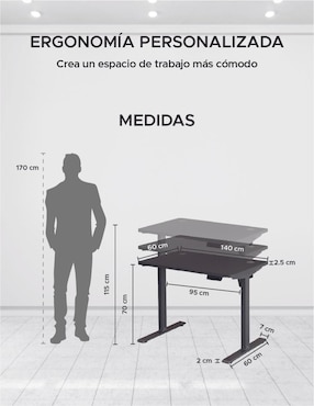 Escritorio Titano de madera