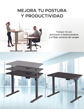 Escritorio Titano de madera