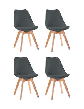 Juego de sillas 4 piezas TULIP Linium