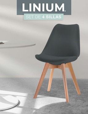 Juego de sillas 4 piezas TULIP Linium