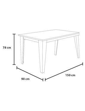 Antecomedor Ania Kessa para 6 personas