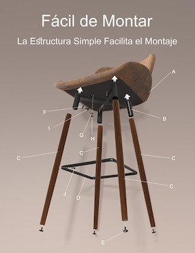 Banco JULI BAR WOOD Furniturer