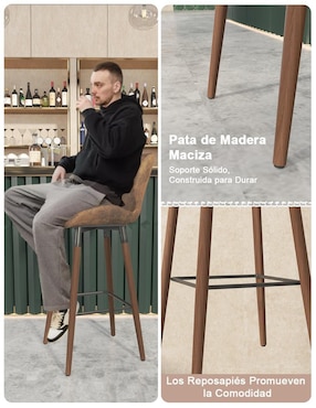 Banco JULI BAR WOOD Furniturer