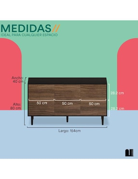 Credenza Gleza Mubson de MDF