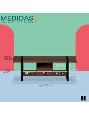 Mueble de tv Mora Mubson de MDF