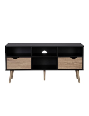 Mueble de tv Nórdico Black Top Living de MDF