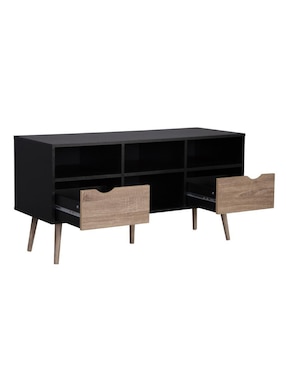 Mueble de tv Nórdico Black Top Living de MDF