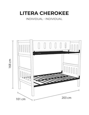 Litera Cherokee Atlas Del Descanso de metal